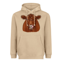 Mushroom red angus Heavyweight Hoodie - JahusDesignShop