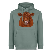 Sage red angus Heavyweight Hoodie - JahusDesignShop