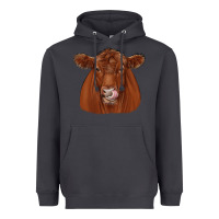 Smoke red angus Heavyweight Hoodie - JahusDesignShop