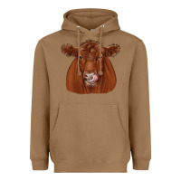 Toasted Coconut red angus Heavyweight Hoodie - JahusDesignShop