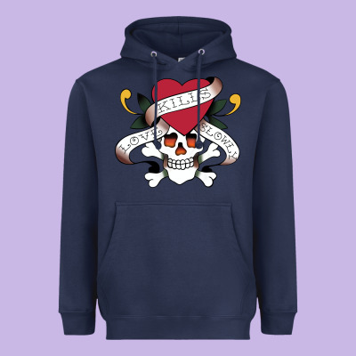 Funny Ed Hardy Sarcasme Saying New Heavyweight Hoodie Designed By Artisfamous