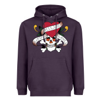 Plum Funny Ed Hardy Sarcasme Saying New Heavyweight Hoodie - artisFamous