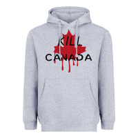 Heather Grey The Blame Canada New Heavyweight Hoodie - artisFamous