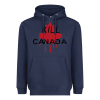 Navy The Blame Canada New Heavyweight Hoodie - artisFamous