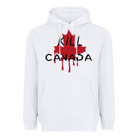 White The Blame Canada New Heavyweight Hoodie - artisFamous