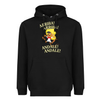 Black Funny Speedy Arriba arriba New Heavyweight Hoodie - artisFamous