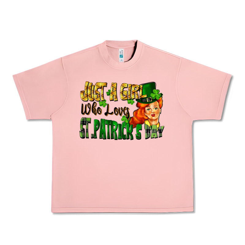 Just A Girl Who Loves St. Patrick's Day Urban Heavy Tee by FaDigitalArtStudio | Teevron
