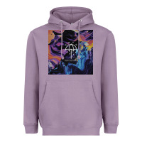 Lavender Bring Me Spirit Heavyweight Hoodie - artisFamous