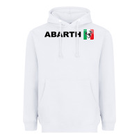 White abarth italy merch Heavyweight Hoodie - artisFamous