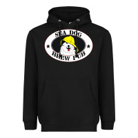Black sea dog brew pub Heavyweight Hoodie - artisFamous