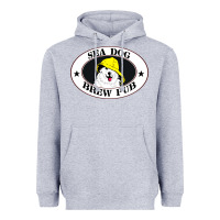 Heather Grey sea dog brew pub Heavyweight Hoodie - artisFamous