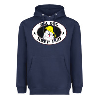 Navy sea dog brew pub Heavyweight Hoodie - artisFamous