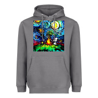 Storm starry night print van gogh parody Heavyweight Hoodie - artisFamous