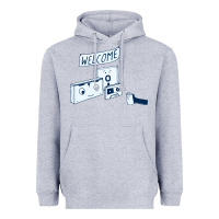Heather Grey analog retirement Heavyweight Hoodie - artisFamous