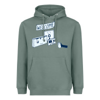 Sage analog retirement Heavyweight Hoodie - artisFamous