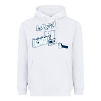 White analog retirement Heavyweight Hoodie - artisFamous