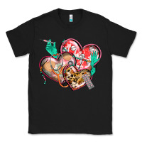 Black nurse hearts Classic Tee - CowGirlArtShop