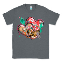 Charcoal Heather nurse hearts Classic Tee - CowGirlArtShop