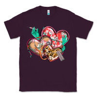 Plum nurse hearts Classic Tee - CowGirlArtShop