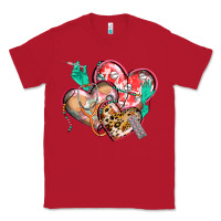 Red nurse hearts Classic Tee - CowGirlArtShop
