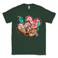 Sports Green nurse hearts Classic Tee - CowGirlArtShop