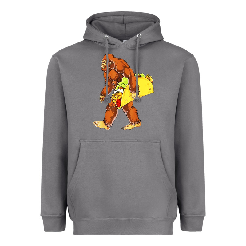 Bigfoot Carrying Taco Heavyweight Hoodie by artisFamous | Teevron