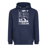 Navy melt banana classic Heavyweight Hoodie - artisFamous