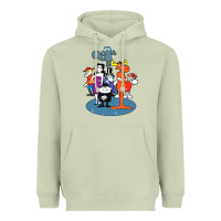Matcha rocky & bullwinkle and friends Heavyweight Hoodie - artisFamous