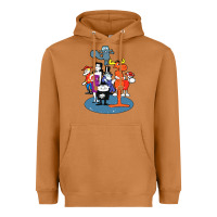 Meerkat rocky & bullwinkle and friends Heavyweight Hoodie - artisFamous