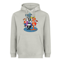 Moon Dust rocky & bullwinkle and friends Heavyweight Hoodie - artisFamous