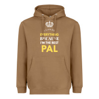 Toasted Coconut i'm the best pal Heavyweight Hoodie - artisFamous