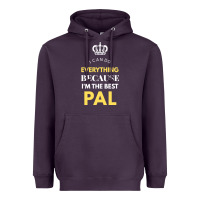 Plum i'm the best pal Heavyweight Hoodie - artisFamous