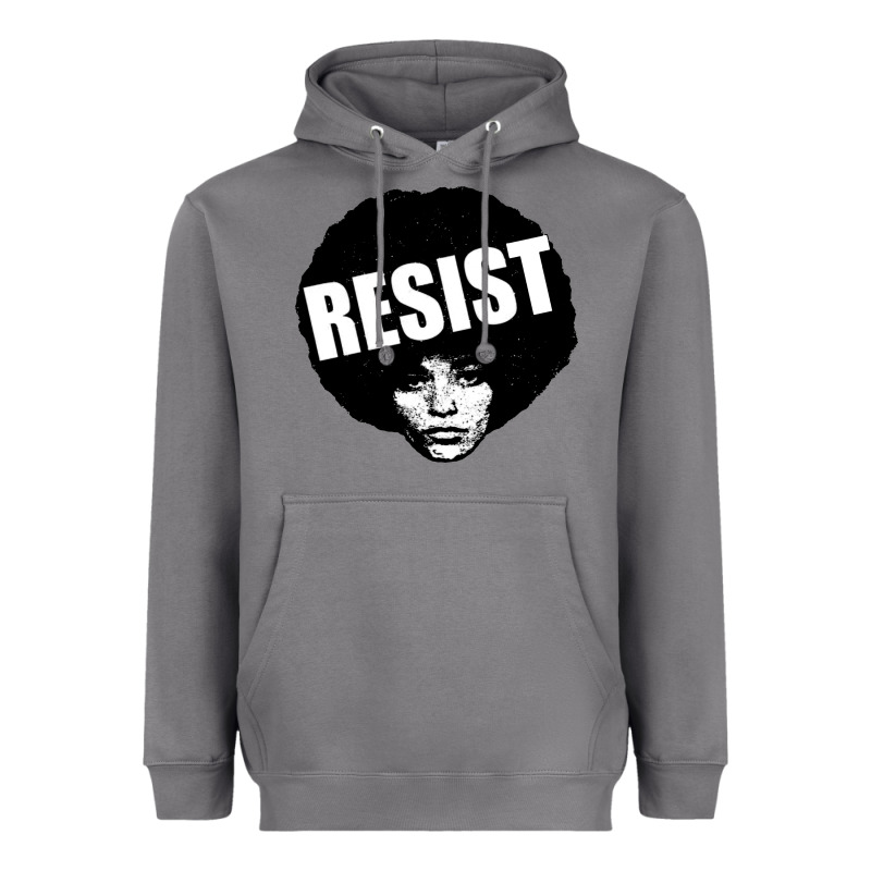 Angela Davis Speaking Heavyweight Hoodie by artisFamous | Teevron