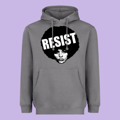 Angela Davis Speaking Heavyweight Hoodie Designed By Artisfamous