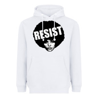 White angela davis speaking Heavyweight Hoodie - artisFamous