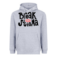 Heather Grey end the stigma merch Heavyweight Hoodie - artisFamous