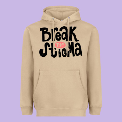 End The Stigma Merch Heavyweight Hoodie Designed By Artisfamous