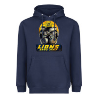 Navy lions drag speed Heavyweight Hoodie - artisFamous