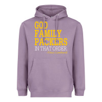 Lavender god family packers in that order Heavyweight Hoodie - artisFamous