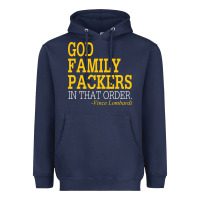 God Family Packers In That Order Heavyweight Hoodie | Teevron