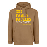 Toasted Coconut god family packers in that order Heavyweight Hoodie - artisFamous