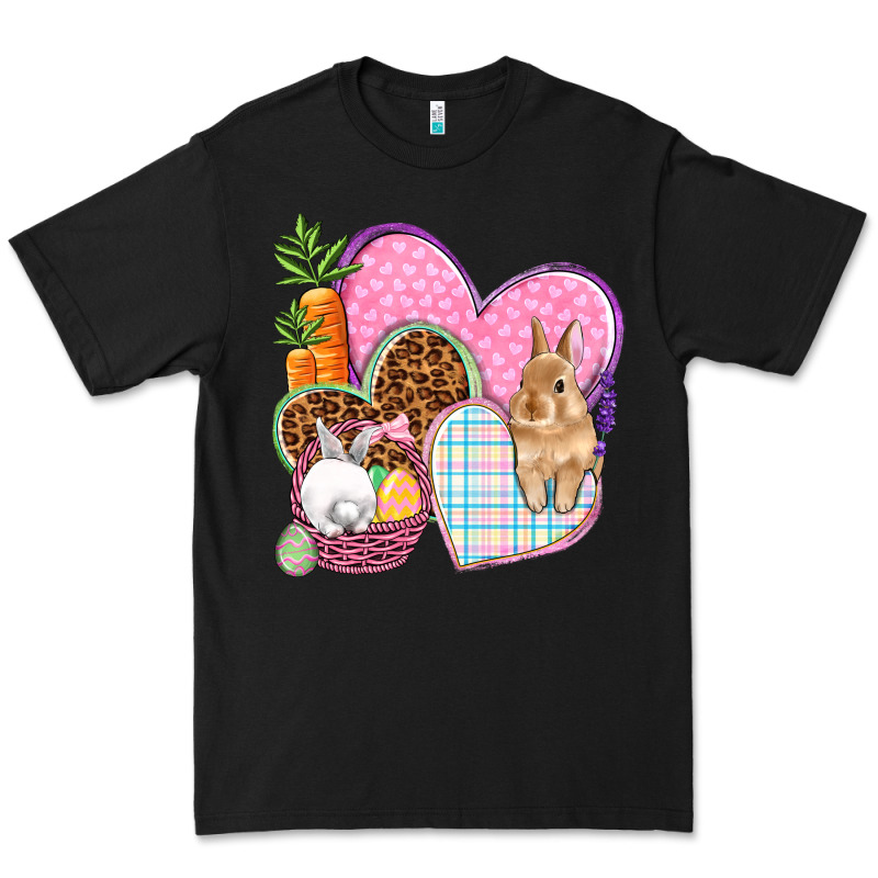 Easter Hearts Easter Day Premium Tee by HowdyJamesFarm | Teevron