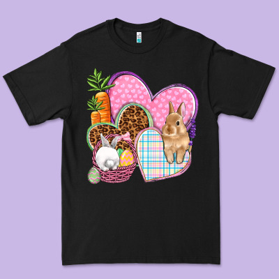 Easter Hearts Easter Day Premium Tee Designed By Howdyjamesfarm