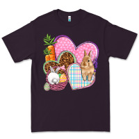 Plum Easter hearts Easter Day Premium Tee - HowdyJamesFarm