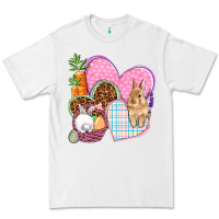 White Easter hearts Easter Day Premium Tee - HowdyJamesFarm