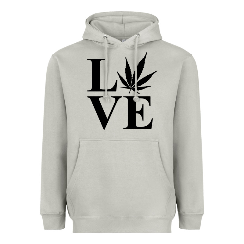 Love Weed 420 Heavyweight Hoodie by artisFamous | Teevron