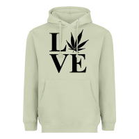 Matcha love weed 420 Heavyweight Hoodie - artisFamous