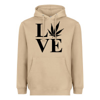 Mushroom love weed 420 Heavyweight Hoodie - artisFamous