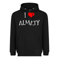 I Love Almaty City Heavyweight Hoodie | Teevron
