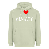 Matcha i love almaty city Heavyweight Hoodie - artisFamous